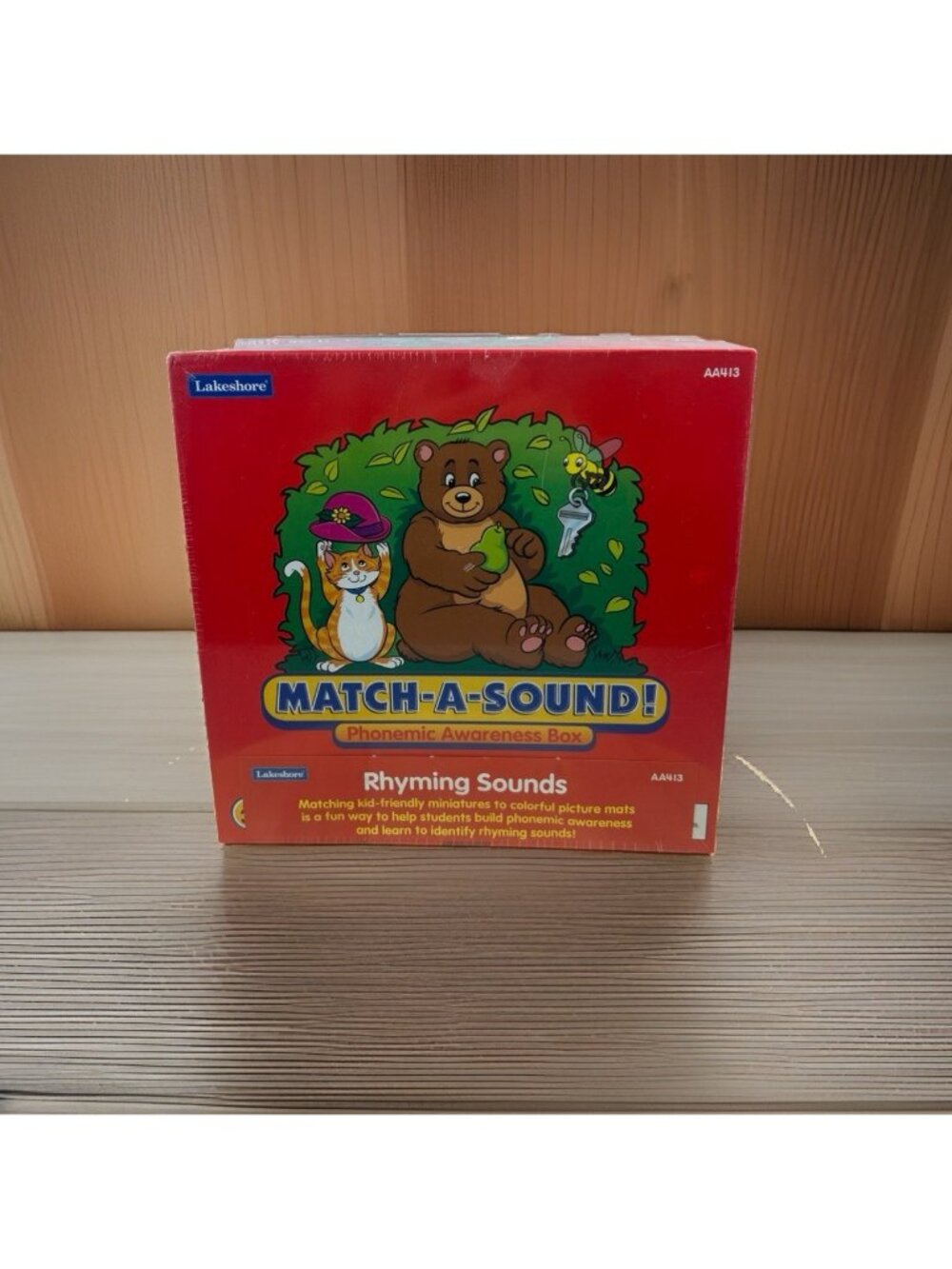 Lakeshore Match‑A‑Sound AA413 Rhyming Sounds Miniatures Phonemic New Sealed
